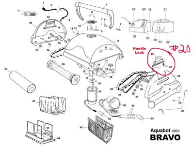 Aquabot Bravo Parts Diagram