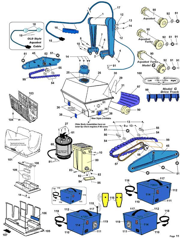 Aquabot Parts Diagram