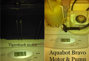 Tigershark motor Aquabot Bravo motor